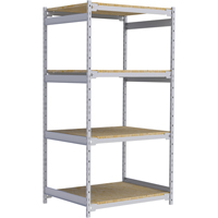 Wide Span Record Storage Shelving, Steel, 4 Shelves, 42" W x 32" D x 84" H Pronet Distribution