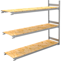 &eacute;tag&egrave;re-classeur de grande largeur, Acier, 3 Tablettes, 72" la x 18" p x 60" h, Ensemble Ajout Pronet Distribution