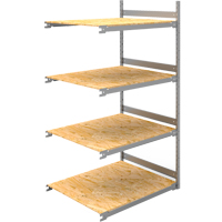 &eacute;tag&egrave;re-classeur de grande largeur, Acier, 4 Tablettes, 42" la x 32" p x 84" h, Ensemble Ajout Pronet Distribution