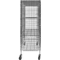 Chariot de s&eacute;curit&eacute;, Chrom&eacute;, 48" x 69" x 24", Capacit&eacute; 500 lb Pronet Distribution