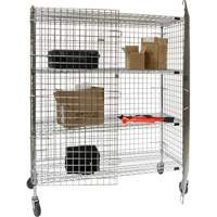 Chariot de s&eacute;curit&eacute;, Chrom&eacute;, 60" x 69" x 24", Capacit&eacute; 500 lb Pronet Distribution