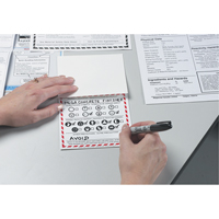 OTS WHMIS Labels, Vinyl, Sheet, 5" L x 5" W Pronet Distribution