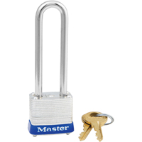 Padlock, Silver, Keyed Alike, Laminated Steel, 1-1/8" Width Pronet Distribution