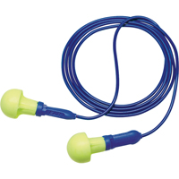 Bouchons d'oreilles d&eacute;tectables E-A-R Push-ins, Avec cordon, Taille unique, Vrac - Sac en poly, NRR dB NRR 28 dB Pronet Distribution