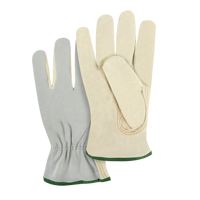 Split Back Driver's Gloves, Medium, Grain Cowhide Palm Pronet Distribution