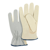 Gants de conducteur &agrave; dos fendu, T-Grand, Paume en Cuir fleur de vache Pronet Distribution