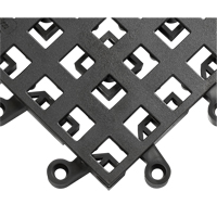 Carrelage no 560 ErgoDeck , PVC, 1-1/2' la c, 1-1/2' lo, 7/8" &eacute;paisseur, Noir Pronet Distribution