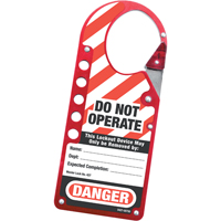 Labeled Snap-on Hasps, Red Pronet Distribution