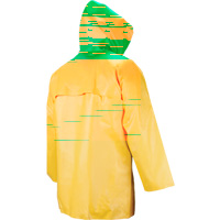 Neo-Slick Chemical & Acid Resistant Rain Jacket, 3X-Large, Yellow, Neoprene Pronet Distribution