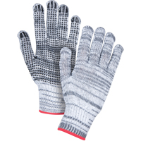 Dotted String Knit Gloves, Poly/Cotton, Single Sided, 7 Gauge, Small Pronet Distribution