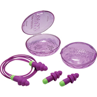 Bouchons d'oreilles r&eacute;utilisables Rockets, Avec cordon, Vrac - &eacute;tui en plastique, 27 dB NRR, Taille unique Pronet Distribution