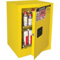 Sure-Grip&reg; EX Benchtop Flammable Safety Cabinet, 24 gal., 1 Door, 21" W x 27" H x 18" D Pronet Distribution