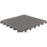 Tapis ErgoDeck Soft No 566, PVC, 1-1/2' la c, 1-1/2' lo, 7/8" &eacute;paisseur, Charbon Pronet Distribution