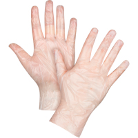 Gants jetables &eacute;conomiques, Petit, Poly&eacute;thyl&egrave;ne, 1 mil, Sans poudre, Transparent Pronet Distribution