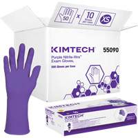 Gants d'examen Kimtech, T-petit, Nitrile, 6 mils, Sans poudre, Mauve, Classe 2 Pronet Distribution