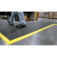Tapis Rejuvenator Connect No 502, Polyur&eacute;thane, 3' la c, 3' lo, 5/8" &eacute;paisseur, Noir Pronet Distribution