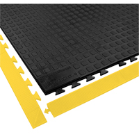 Tapis Rejuvenator Connect No 502, Polyur&eacute;thane, 3' la c, 3' lo, 5/8" &eacute;paisseur, Noir Pronet Distribution