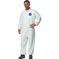Coveralls, Medium, White, Tyvek&reg; 400 Pronet Distribution