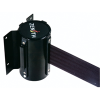 Wall Mount Barrier, Steel, Screw Mount, 7', Black Tape Pronet Distribution