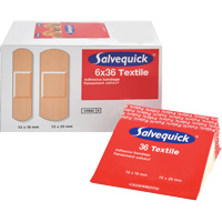 Syst&egrave;mes de distribution de bandages Salvequick - recharges st&eacute;riles, Rectangulaire/carr&eacute;e, Tissu, St&eacute;rile Pronet Distribution