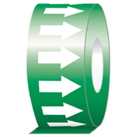 Pipe Marker, 108', White on Green Pronet Distribution