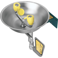 Poste de douche oculaire, Installation Montage mural, Bol Acier inoxydable Pronet Distribution