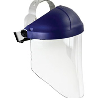 Harnais de t&ecirc;te avec visi&egrave;re, Polycarbonate, Suspension Rochet Pronet Distribution