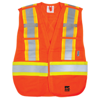Veste d&eacute;tachable Open Road, Orange haute visibilit&eacute;, Polyester Pronet Distribution