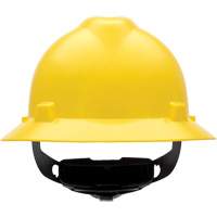 Casques de s&eacute;curit&eacute; &agrave; bordure compl&egrave;te V-Gard, R&eacute;pond aux normes CSA type 1, Suspension Rochet, Non ventil&eacute; Pronet Distribution