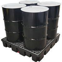 Nestable Spill Pallet Without Drain, 66 US gal. Spill Capacity, 49" x 49" x 10.5" Pronet Distribution