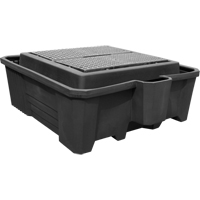 IBC Containment Pallets, 385 gal. Spill Capacity, 73" x 80.5" x 29.5" Pronet Distribution