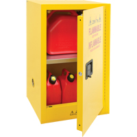 Armoire pour produits inflammables, 12 gal., 1 Porte(s), 23" La x 35" h x 18" p Pronet Distribution