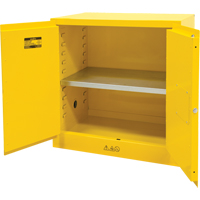 Armoire pour produits inflammables, 22 gal., 2 Porte(s), 35" La x 35" h x 22" p Pronet Distribution