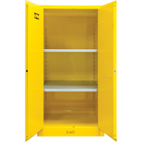 Armoire pour produits inflammables, 60 gal., 2 Porte(s), 34" La x 65" h x 34" p Pronet Distribution