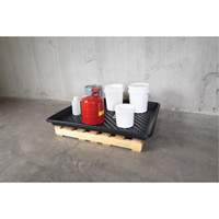 Ultra-Utility Trays&reg;, 36" L x 36" W x 4.75" H, 27 US gal. Spill Capacity Pronet Distribution
