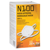 Respirateur contre les particules, N100, Certifi&eacute; NIOSH, Moyen/grand Pronet Distribution