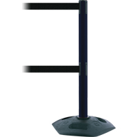 Poteau receveur robuste &agrave; ligne double, Hauteur de 38", Rouge Pronet Distribution