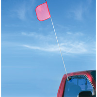 Safety Whip&reg; Light-Duty Whips, Window Mount, 5' High, Orange Pronet Distribution
