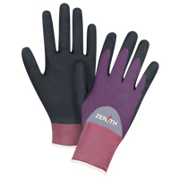 Gants enduits de premi&egrave;re qualit&eacute; ZX-2, 8/Moyen, R&ecirc;vetement Nitrile/Mousse de nitrile, Calibre 18, Enveloppe en Nylon Pronet Distribution