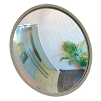 Convex Mirror with Bracket, Indoor/Outdoor, 12" Diameter Pronet Distribution