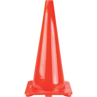 C&ocirc;nes de signalisation, 28", Orange Pronet Distribution