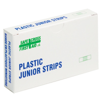 Bandages en bandes Juniors, Rectangulaire/carr&eacute;e, 1-1/2", Plastique, Non st&eacute;rile Pronet Distribution
