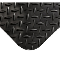 Tapis Smart No 497, Losange, 4' x 10' x 1", Noir, PVC/Ur&eacute;thane Pronet Distribution