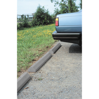 Car Stops, Plastic, 6' L, Grey Pronet Distribution