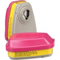 Cartouches pour respirateur s&eacute;rie 6000, Cartouche gaz/vapeur, Vapeurs organiques/Gaz acides/P100 Pronet Distribution