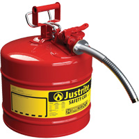 Bidons s&eacute;curitaires AccuFlow, Type II, Acier, 5 gal. US, Rouge, Homologu&eacute; FM/List&eacute; UL/ULC Pronet Distribution