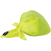 Chill-Its&reg; 6710CT Cooling Triangle Hats, High Visibility Lime-Yellow Pronet Distribution