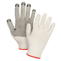 Heavyweight Dotted String Knit Gloves, Poly/Cotton, Single Sided, 7 Gauge, Small Pronet Distribution