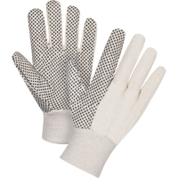 Gants en toile de coton &agrave; pois sur la paume, 8 oz, Petit Pronet Distribution