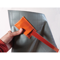 Arrow Roll-Up Temporary Conditions Sign , 24" x 24", Vinyl, Pictogram Pronet Distribution